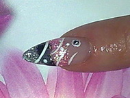 Porcelán műköröm díszítés